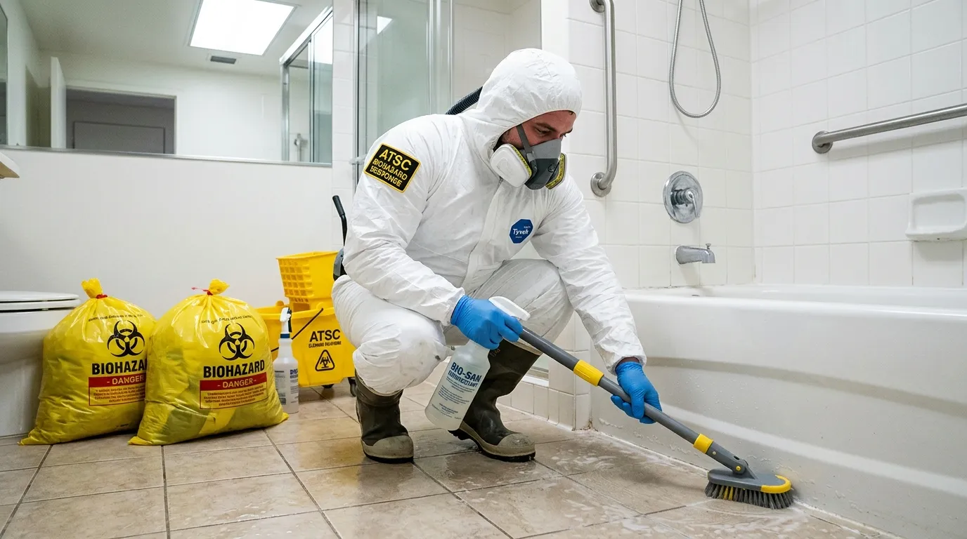 Decontamination equipment deployed for Blood Cleanup in Rahway